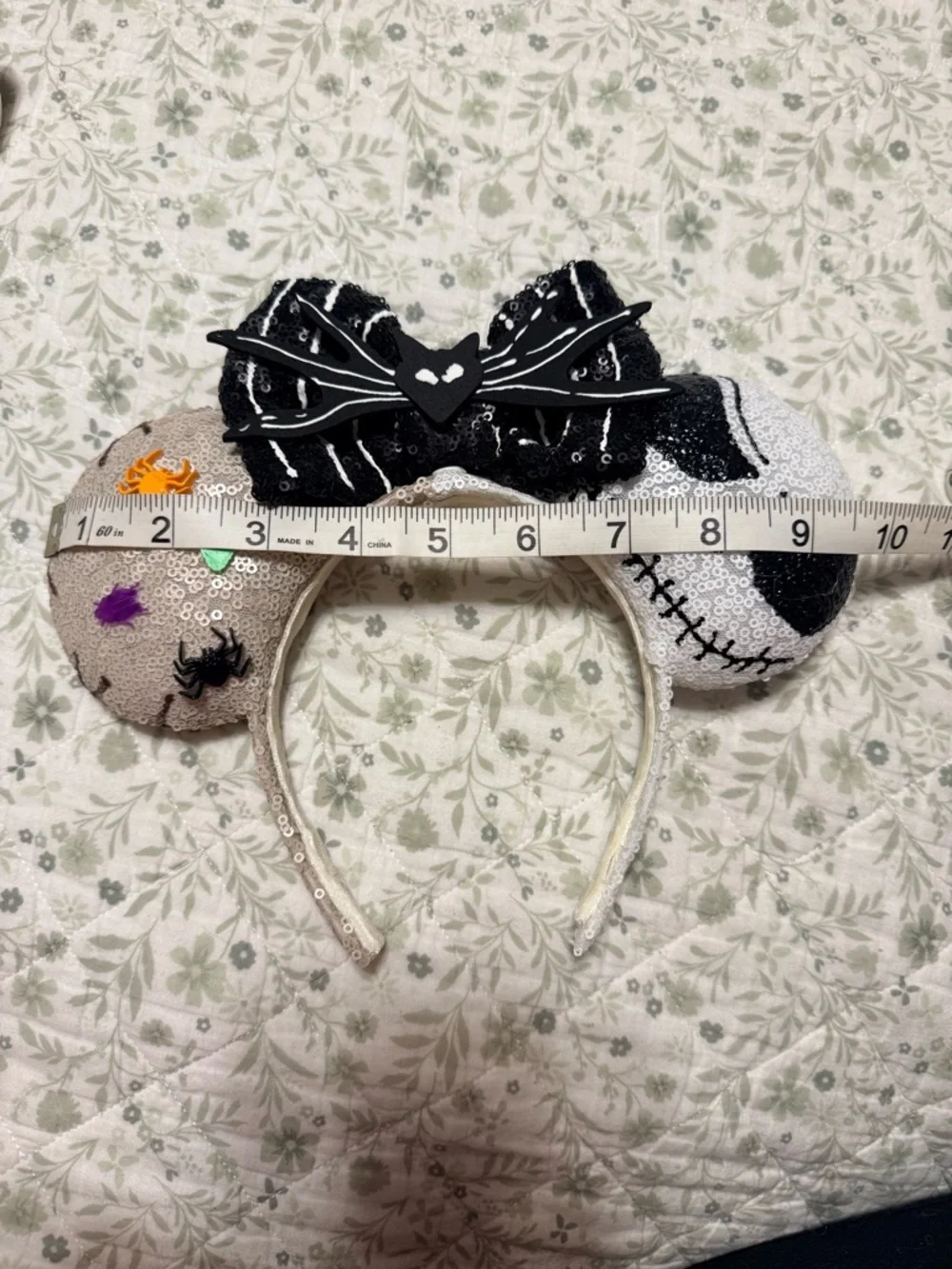 Homemade Nightmare before Christmas Mickey ears - Picture 4 of 8